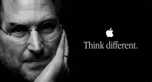 Steve Jobs think diffrent