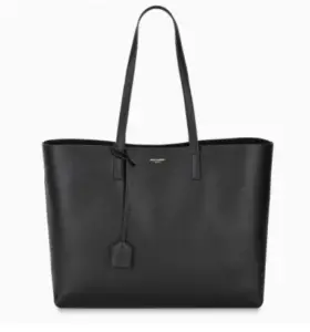 Yves Saint Laurent czarna duża torba na zakupy,